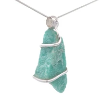 Amazonite Pendant Necklace (AE1120)