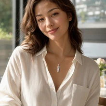 Scapolite Pendant Necklace (SB1725)