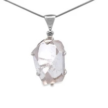 Danburite Crystal Pendant Necklace (M1088)