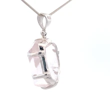 Danburite Crystal Pendant Necklace (M1088)