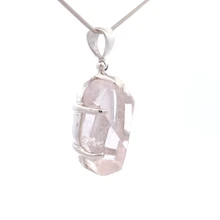 Danburite Crystal Pendant Necklace (M1088)