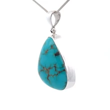 Turquoise Pendant Necklace (SB2646)
