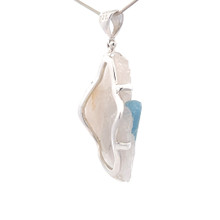 Aquamarine in Matrix Pendant (SB3438)