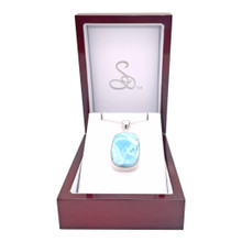 Larimar Pendant Necklace (SB1216)