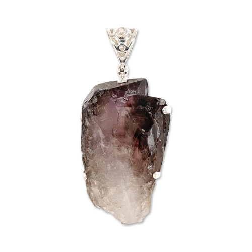 Smokey Quartz Crystal Necklace (AE1156)