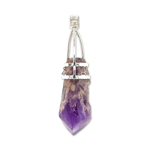 Amethyst Crystal Pendant Necklace (SP1020)
