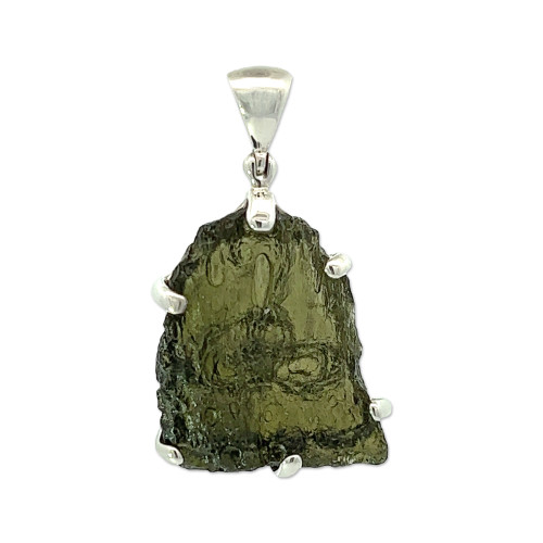 Moldavite Pendant Necklace (FA1018)