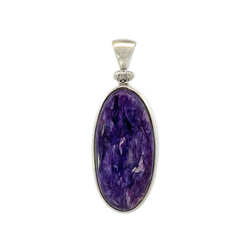 Charoite Pendant Necklace (SB1049)