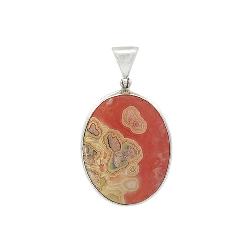 Rhodochrosite Pendant Necklace (SB1491)