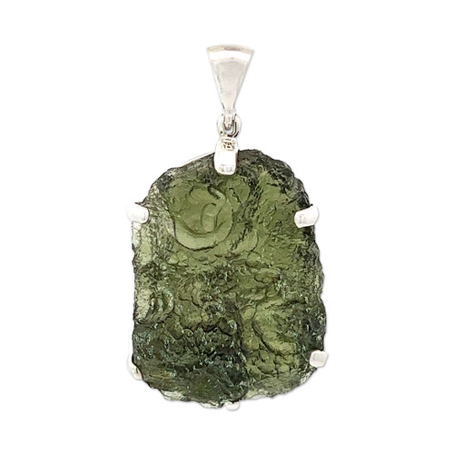 Moldavite Crystal Pendant Necklace (FA2023)