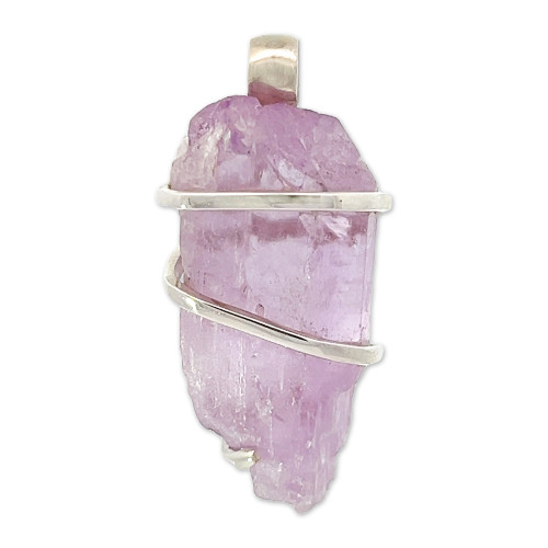 Kunzite Crystal Pendant Necklace (SE1569)