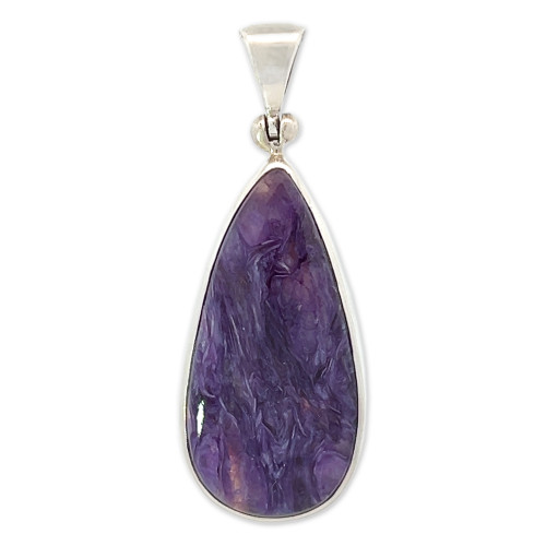 Charoite Pendant Necklace (D1034)