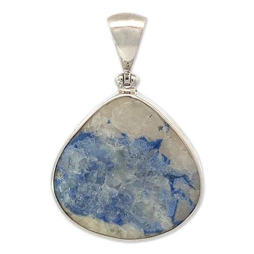 Blue Dumortierite in Quartz Necklace (SE1090)