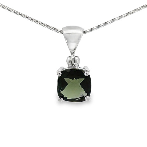 Moldavite Crystal Pendant Necklace (SB1761)