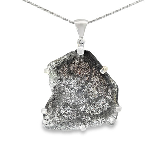 Tourmaline in Quartz Pendant Necklace