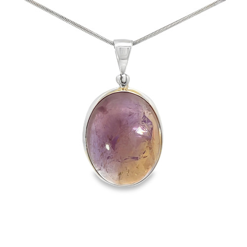 Polished Ametrine Pendant Necklace (SB2203)