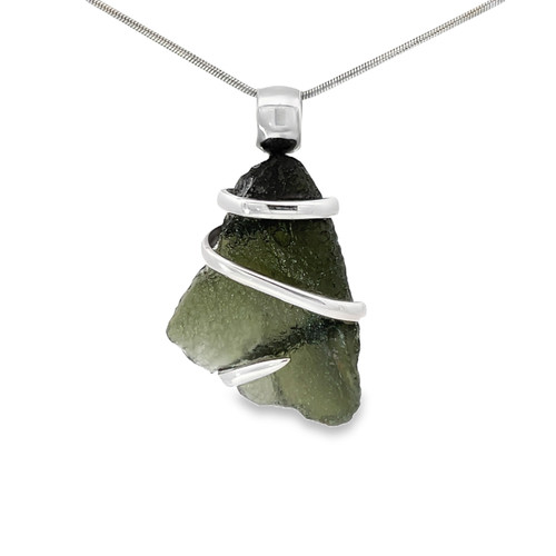 Moldavite Crystal Pendant (M1169)