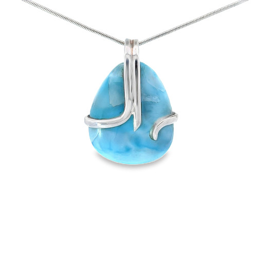 Larimar Pendant Necklace (SB2636)