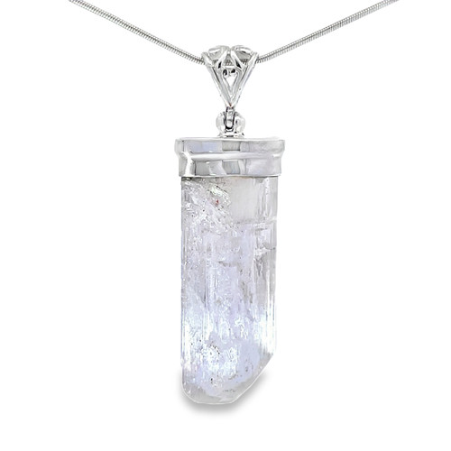 Danburite Crystal Pendant Necklace (SB1228)