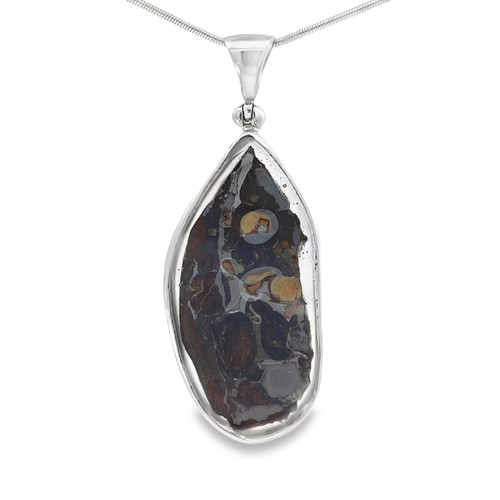 Sericho Pallasite Meteorite Pendant (SB2014)