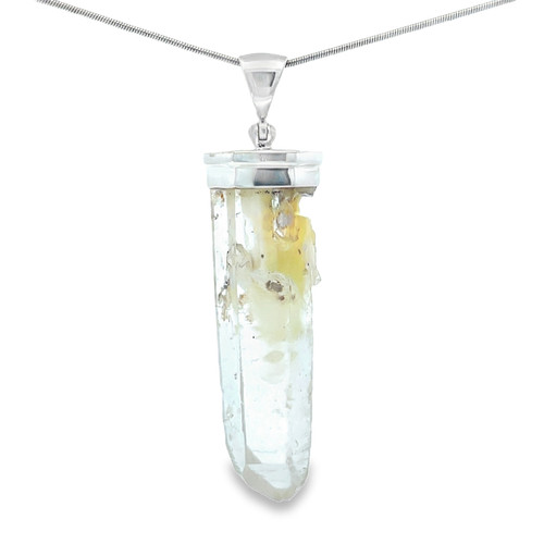 Phantom Quartz Pendant Necklace (SB3337)