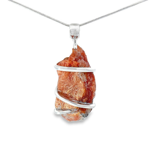 Sunstone Pendant Necklace (AE1122)