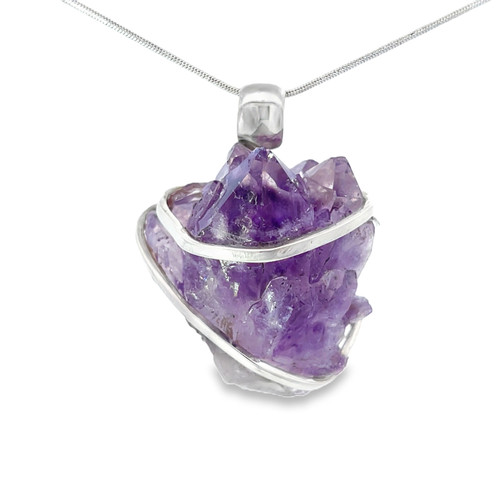 Amethyst Crystal Pendant (SE1781)