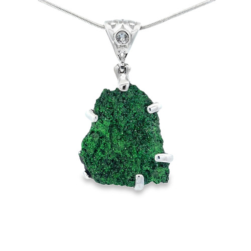 Uvarovite Pendant Necklace (AE1243)