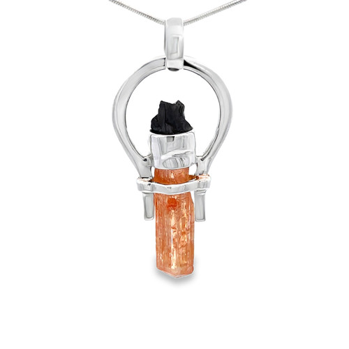 Imperial Topaz Shungite Pendant (SB1668)