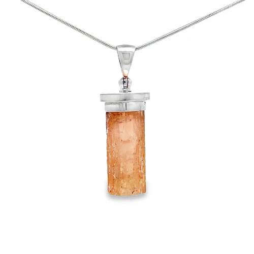 Imperial Topaz Pendant Necklace (M1271)