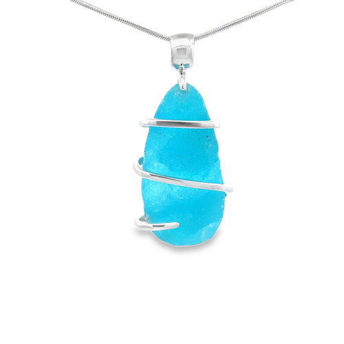 Hemimorphite Pendant Necklace (SE1529)