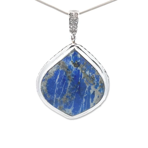 Lapis Lazuli Pendant Necklace (SB1871)