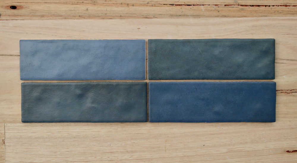 Madrid Atlantic Blue Subway Tile 200x65mm