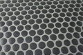  Black Penny Round Mosaic Tile -  Matt/Satin Finish