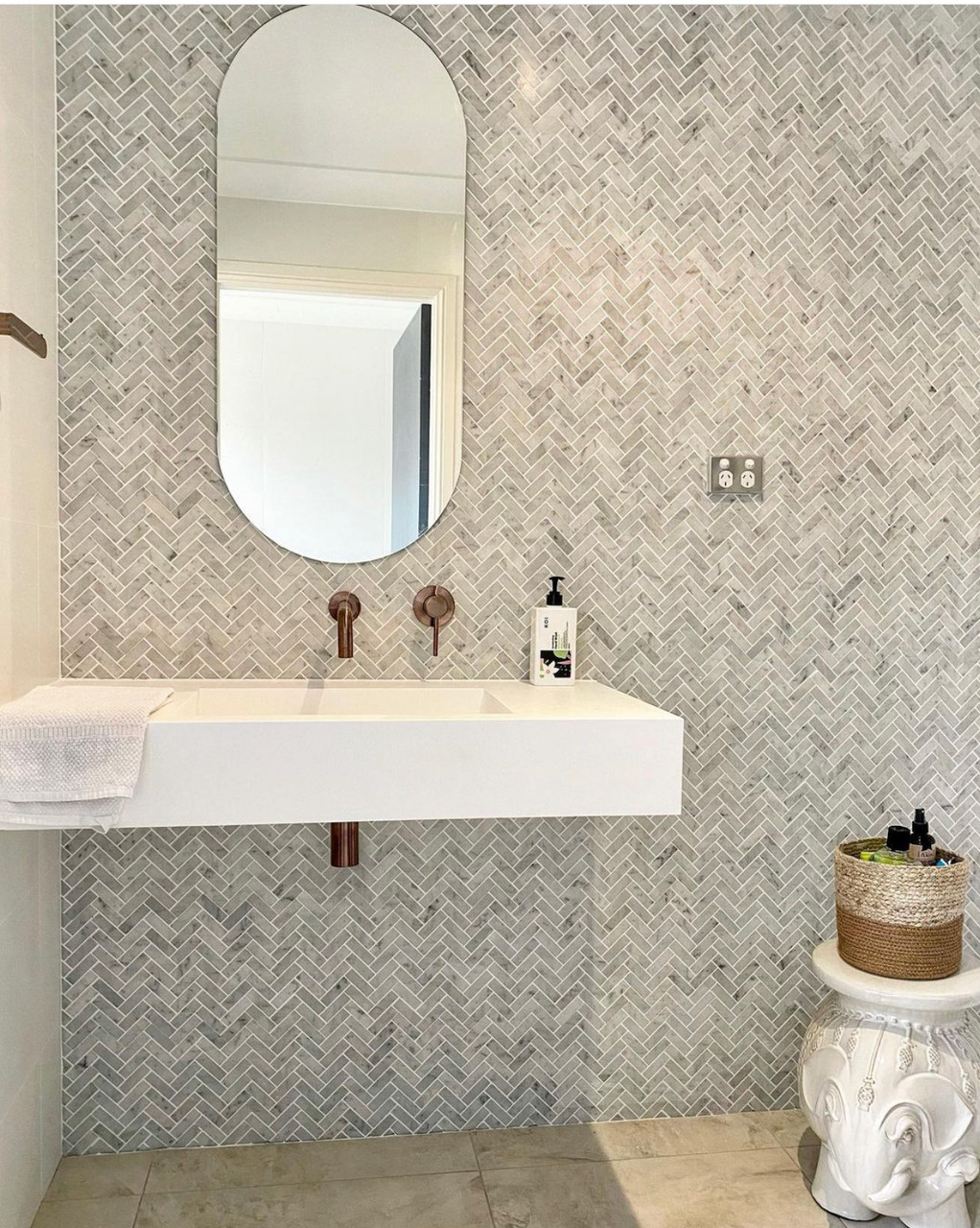 Stone Mosaic | Decoration Stones - Italian Carrara White Marble