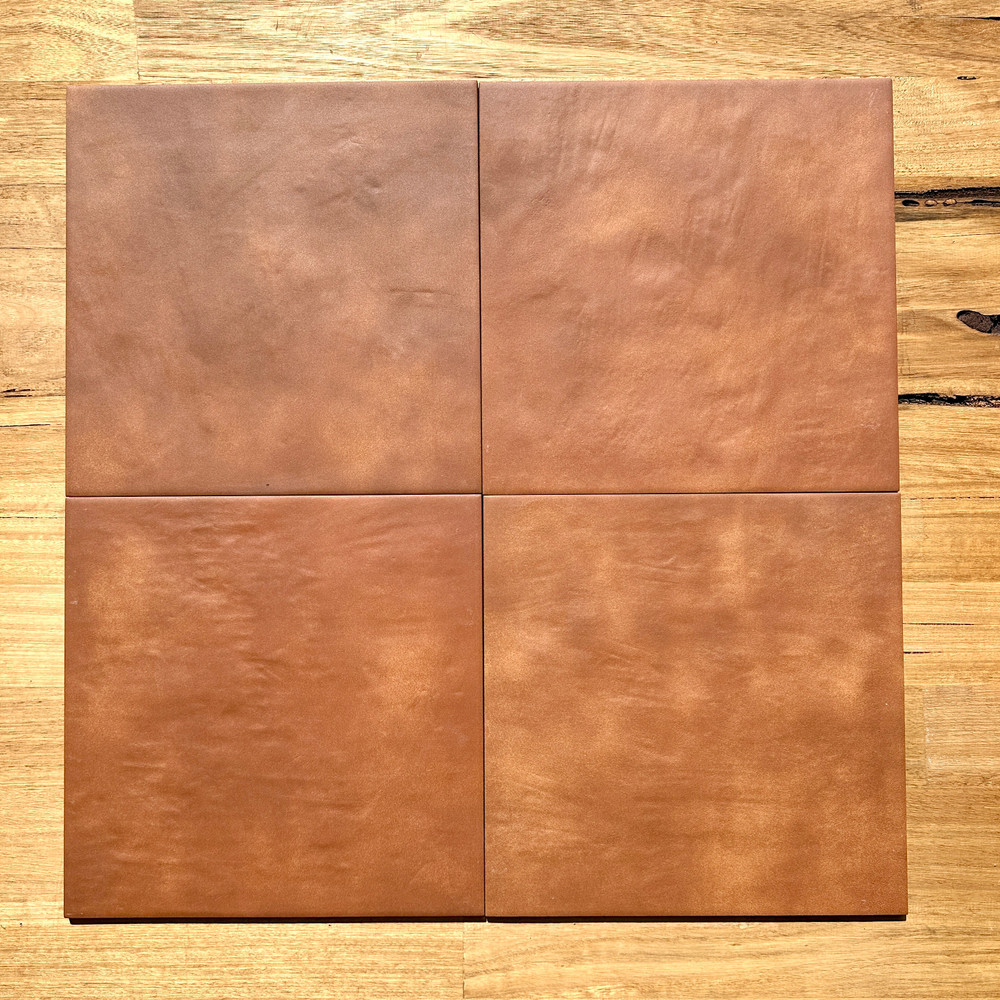 Sample of Deep Terracotta Look Porcelain Tiles - Buy Online at T4L