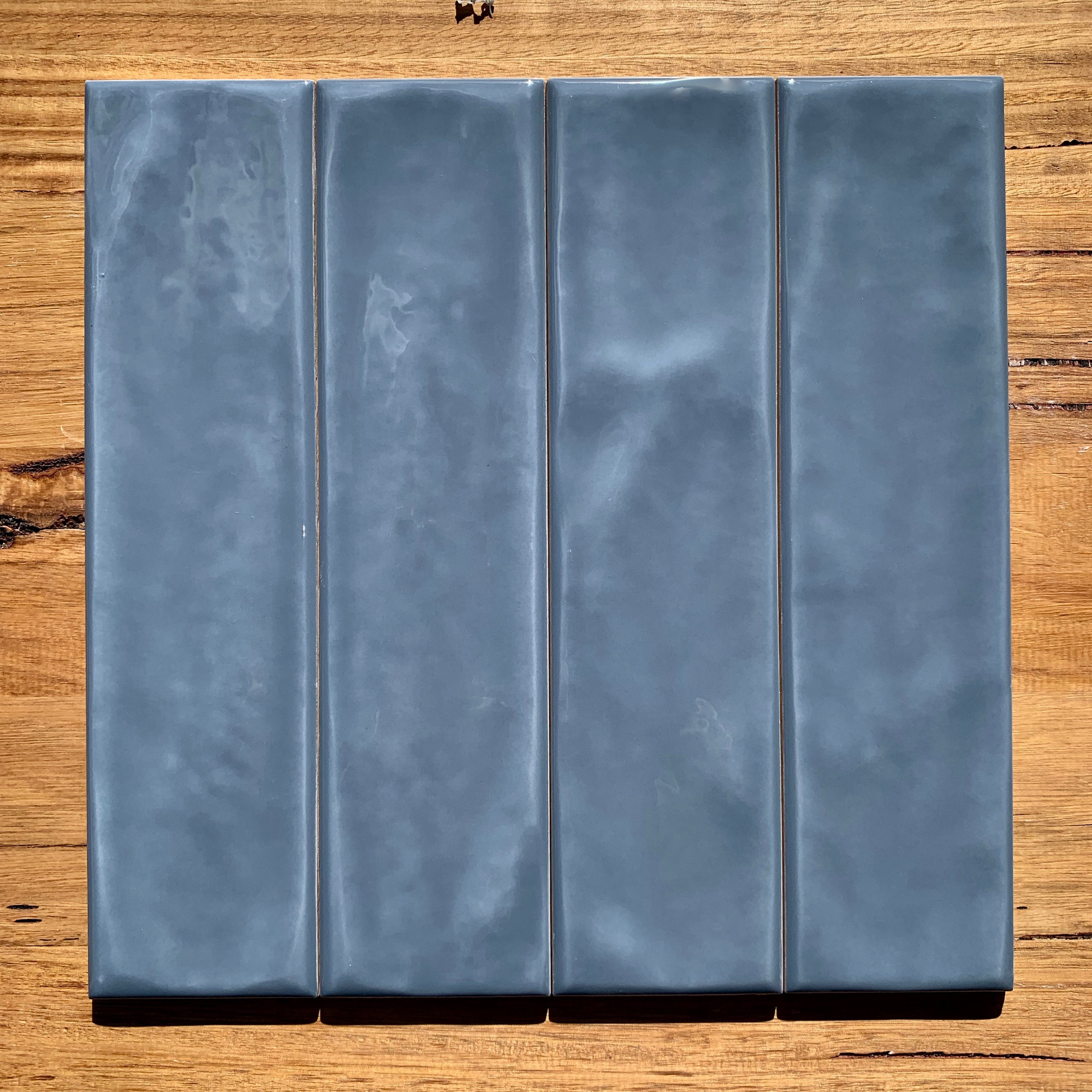 Marlow Ocean Ripple Gloss Subway Wall Tile 300x75mm