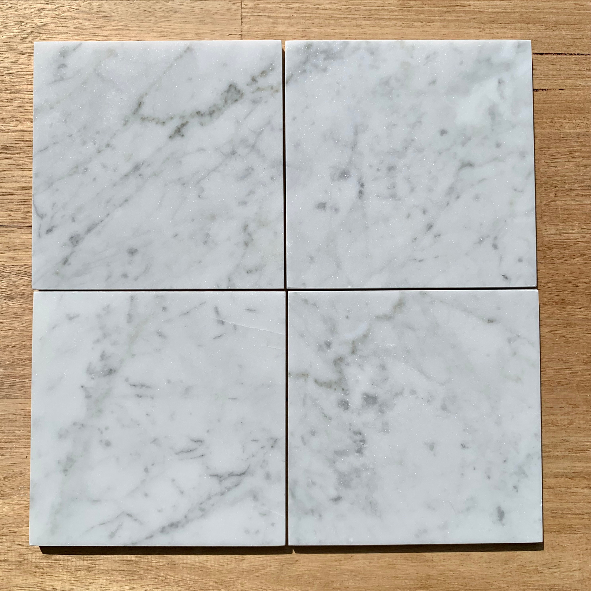 Carrara Marble 150mm Honed Wall and Floor Tile