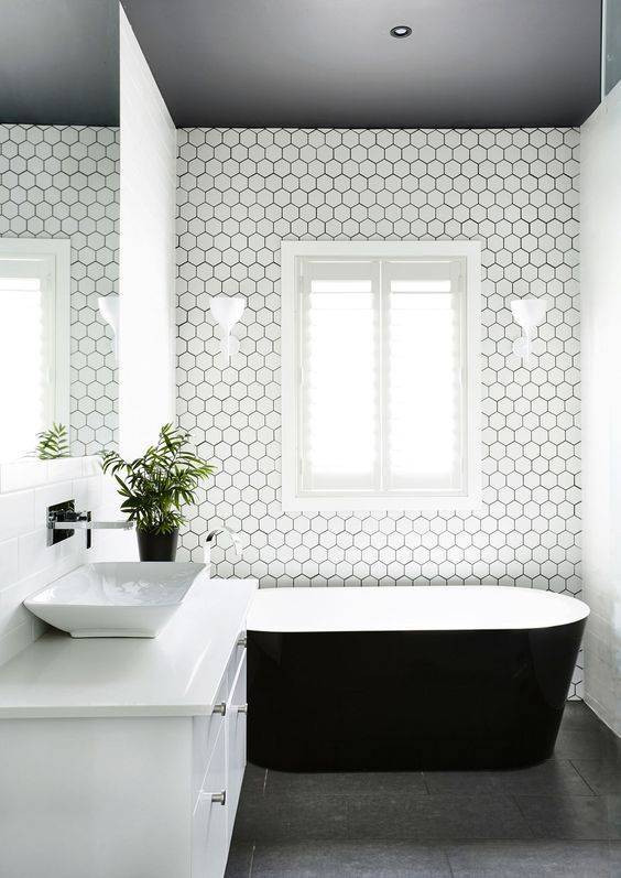 White Matt 51mm Hexagonal Porcelain Mosaics Buy Online Now Tiles4less