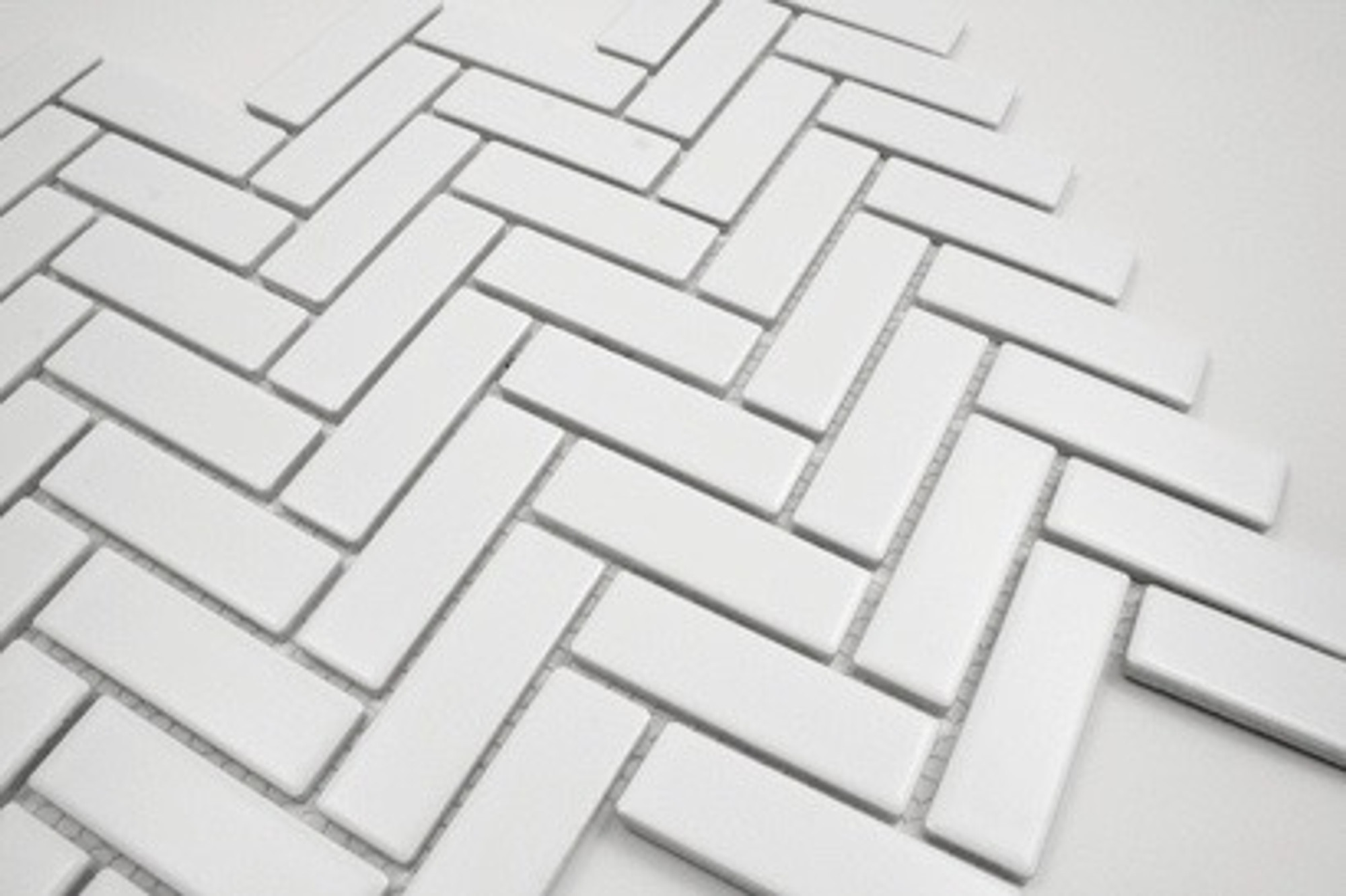 Matt White Herringbone Mosaic Tiles Wholesale Prices Direct Importer