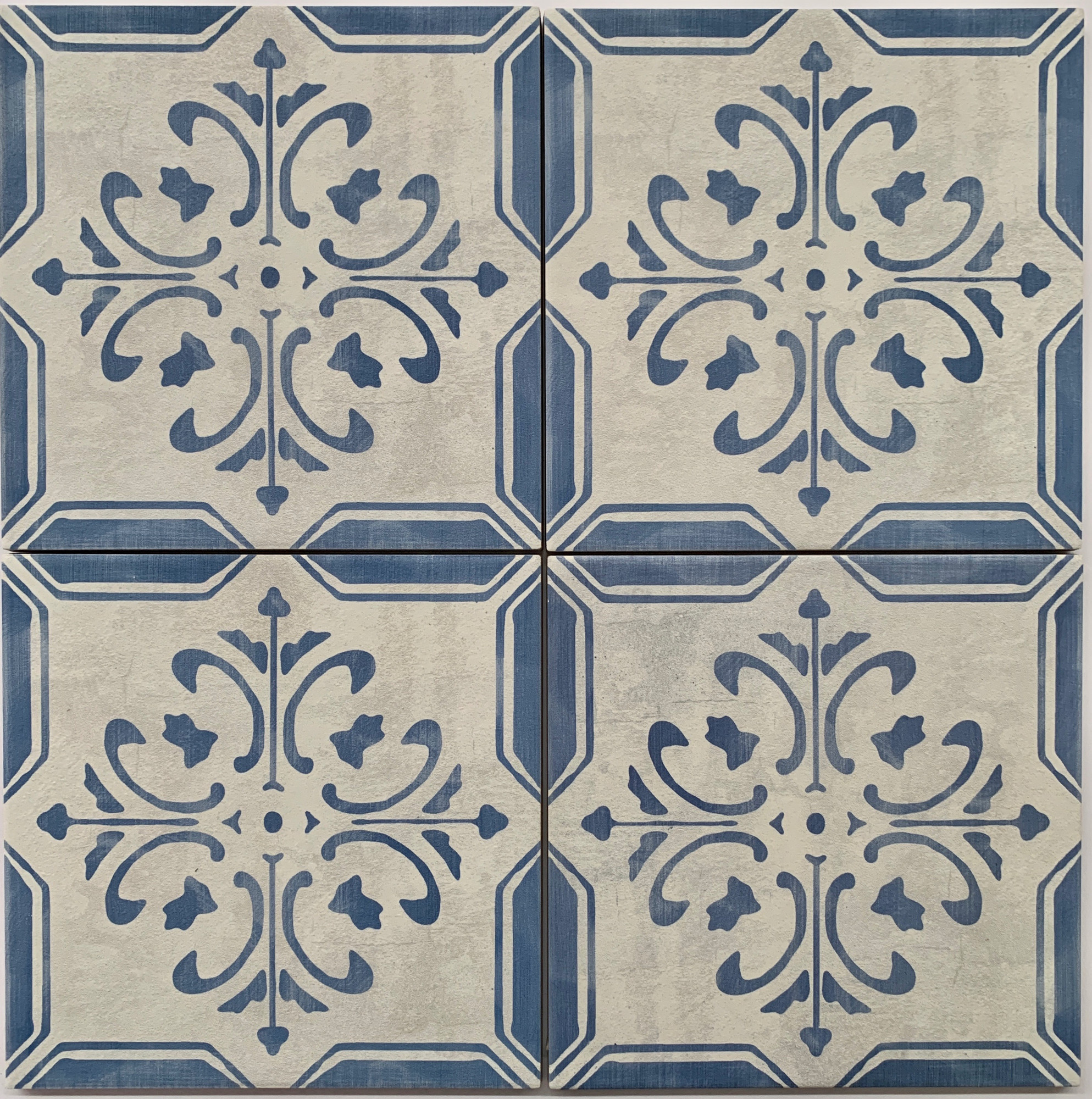 Corindi Blue Encaustic Look Wall And Floor Tiles Buy Online