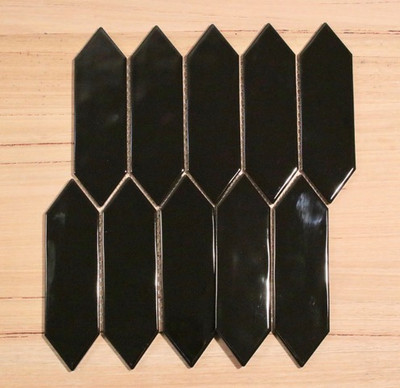 Black Arrow Mosaic - Ripple Gloss Finish