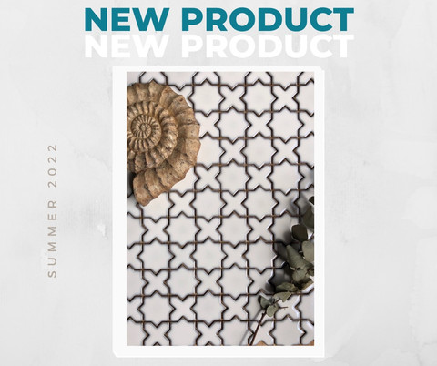 New Product - Star Cross Vintage White Gloss Mosaic