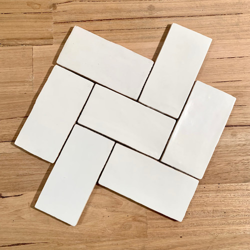 Barcelona White Matt Subway Tile 150x75mm Barcelona White Matt Subway Tile 150x75mm