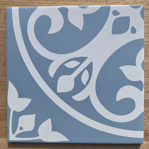 Milan Wall and Floor Tile in Baby Blue