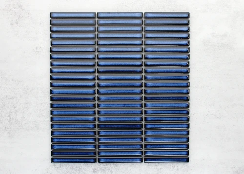 Ocean Blue Kit Kat Mosaic Tile 92x12mm - Tiles4less