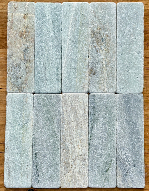 Ming Green marble Subway Wall and Floor Tile 200x60mm 
