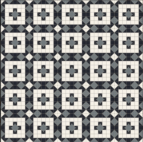 Sample of  Heritage Chichester Pattern Floor Tile 316mm
