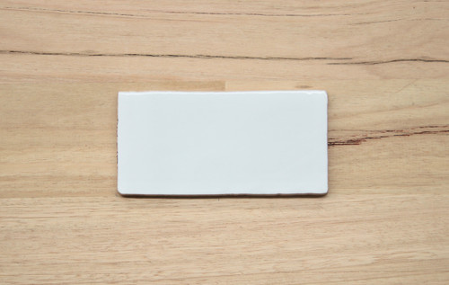 Barcelona White Gloss Subway Wall Tile 150x75mm