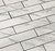 Carrara look Brickbond Subway Mosaic Tile 240x60mm